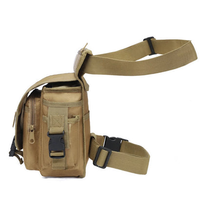 Outdoor multifunctional leg bag, quick detachable waist bag, partitioned storage, smooth zipper design