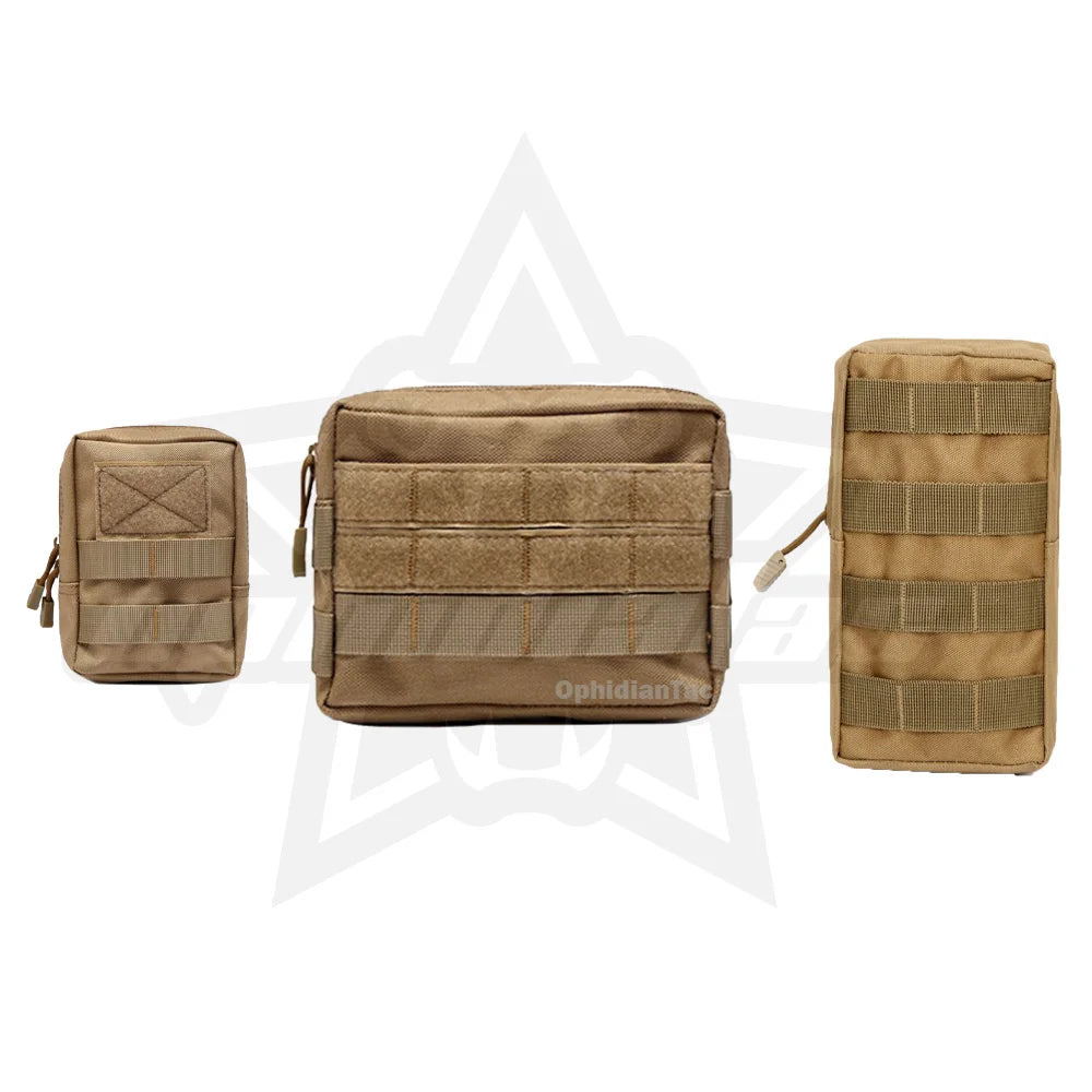 OPHIDIAN  EDC Accessory Kit Multi-Combination Toolkit MOLLE Organizer Multi-Functional Belt Pouch