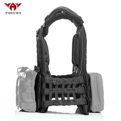 YAKEDA Tactical Vest Viking Chest Rig CS Airsoft Equipment Training Weight Hunting Vests with Steel Wire
