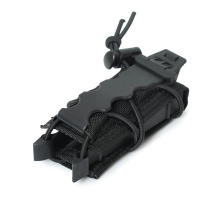 9MM Pistol Single Magazine Pouch Molle Mini Mag Holster EDC Tool Bag Flashlight Torch Holder Hunting Knife Holster Vest Pouches