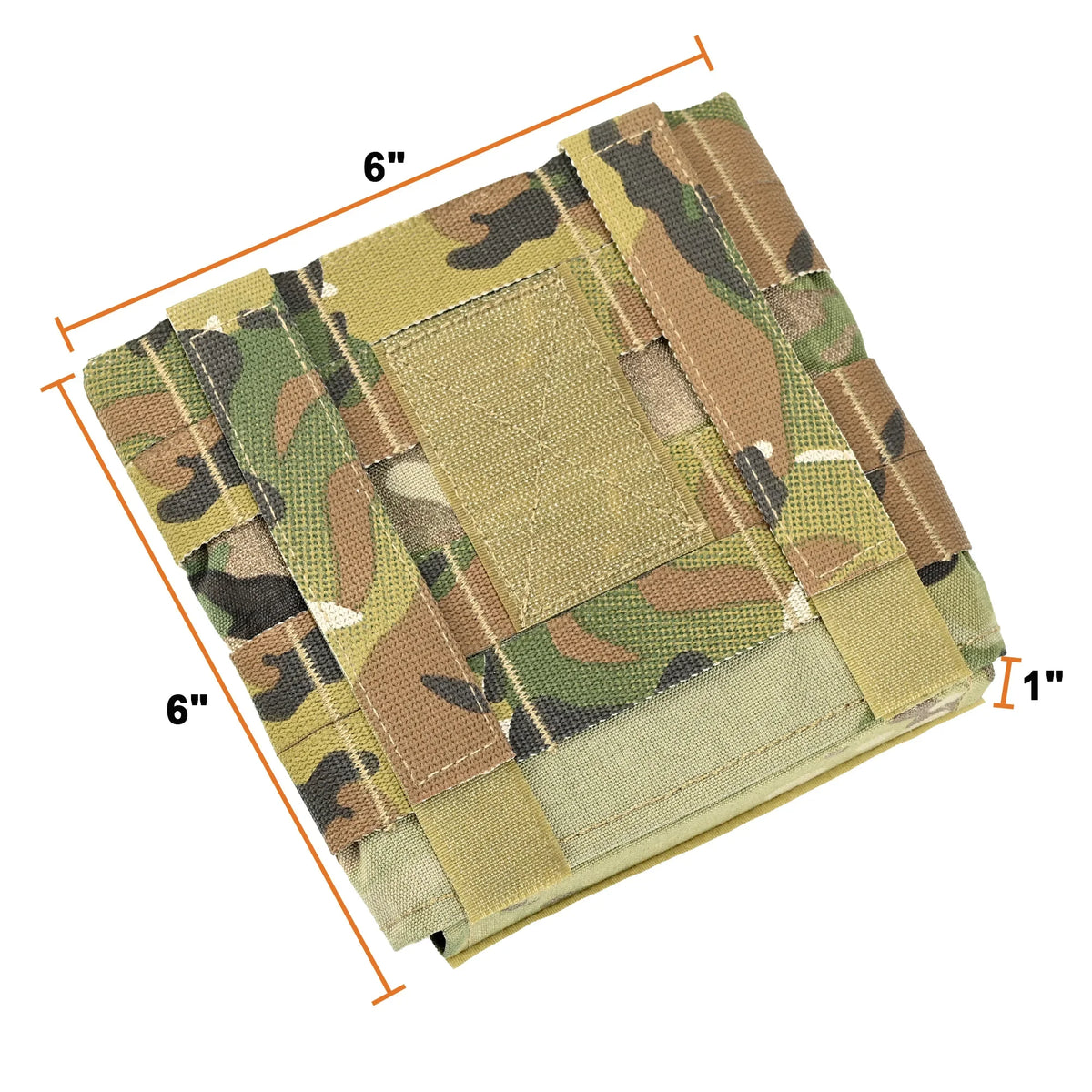 Tactical Ultralight Side Plate Pouch 6x6 Side Armor Carrier Pouch EVA Pad Sundry Bag for TMC AVS LV119 JPC Hunting Vest