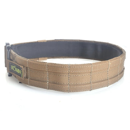 50cm 2 inch Width Ronin Style Tactical Molle Belt Outdoor Hunting Double Layer Belt Molle System Belt