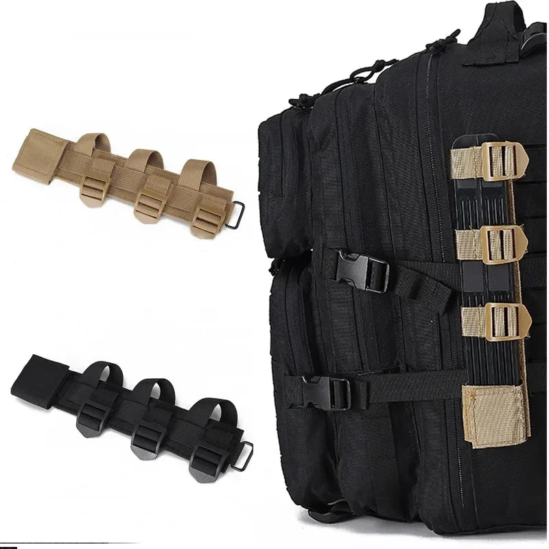 Molle Knife Pouch EDC Tool Holder Adapter Backpack Cinch Fasten Belt Strap PALS Attachment Outdoor Camping Hunting Accessories