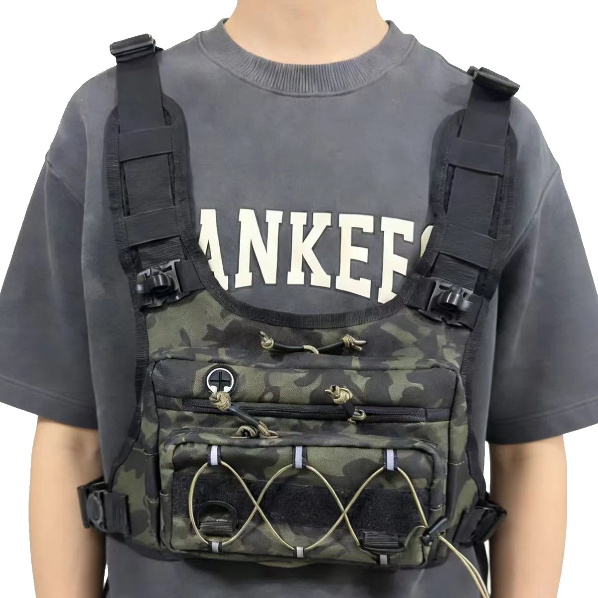 New Tactical Chest Bag Multi-functional Off-road Motorcycle Travel Portable Hiking Riding Backpack Core Pack