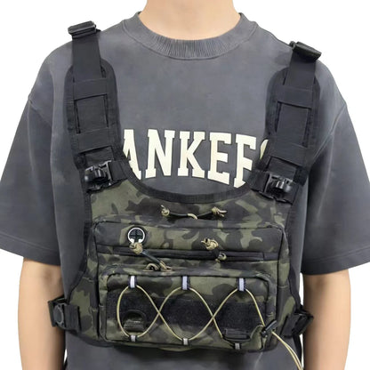 New Tactical Chest Bag Multi-functional Off-road Motorcycle Travel Portable Hiking Riding Backpack Core Pack