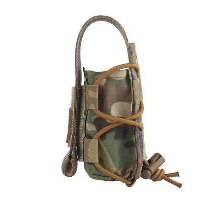 Vertical MOLLE Medical Pouch Flip Top Closure Universal Tourniquet Storage for Outdoor Survival Gear