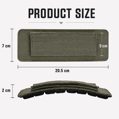 Modular Tactical Shoulder Pads Pressure Relief Cushion Shoulder Strap Breathable Non‑Slip Accessory for Vest Backpack Sling Bag
