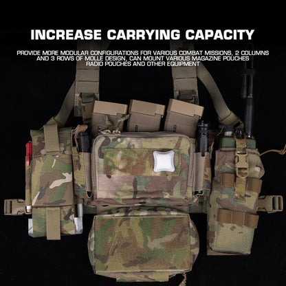 Tactical Chest Rig Side Accessory Molle Militar D3CR MK3 MK4 Chest Rig Hspstyle Side Entry Panel Airsoft Hunting Vest Gear