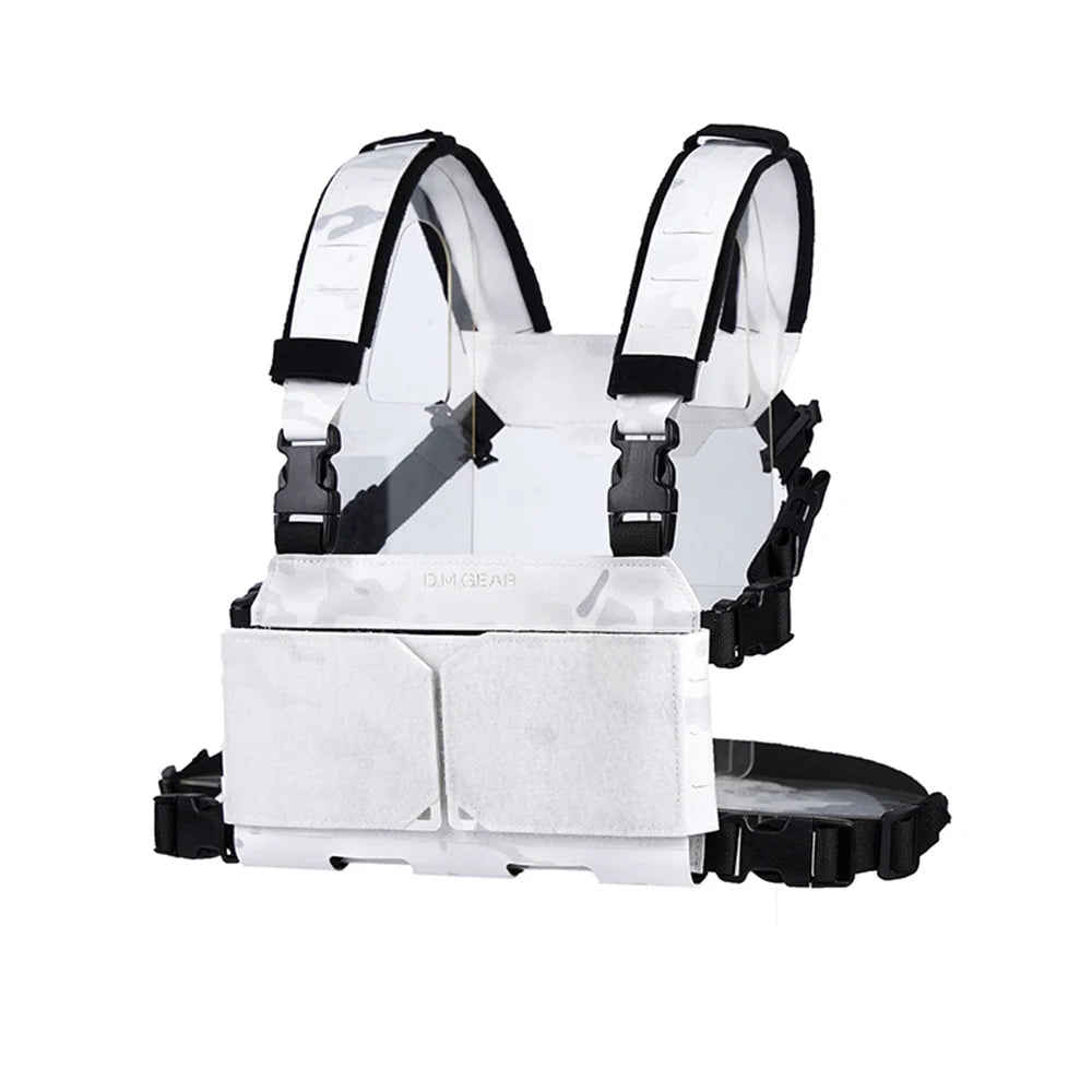 DMGear Lightweight Equipment Plate Carrier Hunting Chest Rig Tactical Vest for Airsoft, Outdoor & Paintball Camping Chest Rig