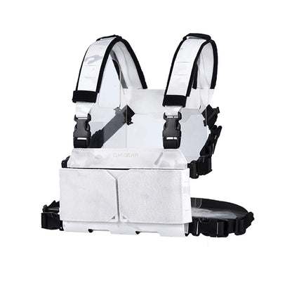 DMGear Lightweight Equipment Plate Carrier Hunting Chest Rig Tactical Vest for Airsoft, Outdoor & Paintball Camping Chest Rig