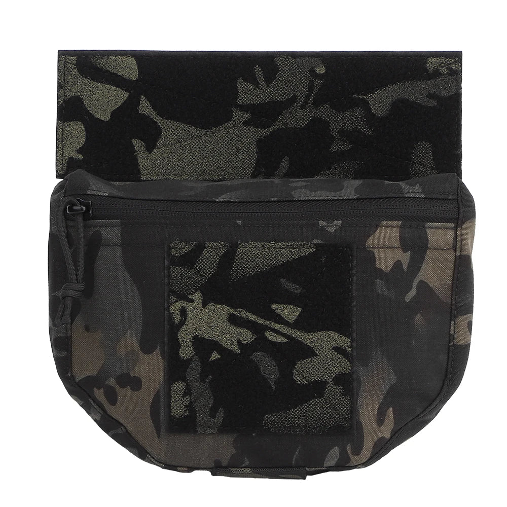 Tactical Chest Rig Drop Pouch FC JPC CPC LBT D3CR MK3 V5 Front Panel Airsoft Plate Carrier Vest Abdominal Storage Bag
