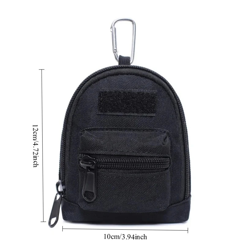 Tactical Wallet EDC Molle Pouch Portable Key Case Outdoor Sports Coin Purse Hunting Bag Zipper Pack Multifunctional Bag