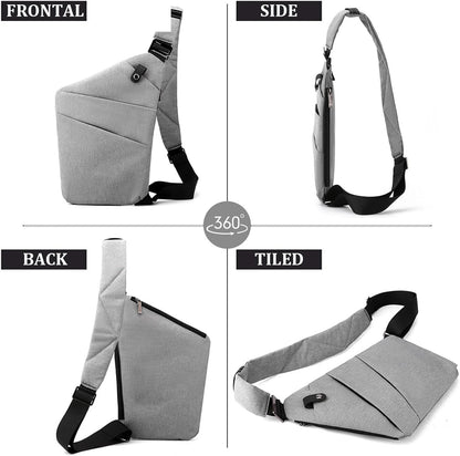 Multifunction Carry Anti Theft Travel Bag for Women Anti Theft Bag Men Fashion Sling Bag Travel Crossbody Bag for Women