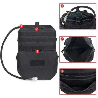 3L Tactical Bag Waterproof Hydration Backpack Outdoor Water Bag for CS Game Military Vest Accessories Hunting Bags
