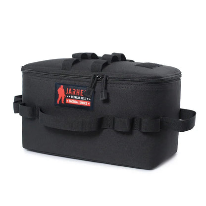 Tactical Camping Cookware Bag Modular Organizer MOLLE Storage Pouch Water Resistant Outdoor Gear Bag for Hiking Travel Hunting