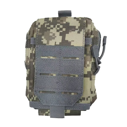 MOLLE Tactical Waist Pouch Men Outdoor EDC Tool Organizer Vest Pack Mobile Phone Storage Belt Bag