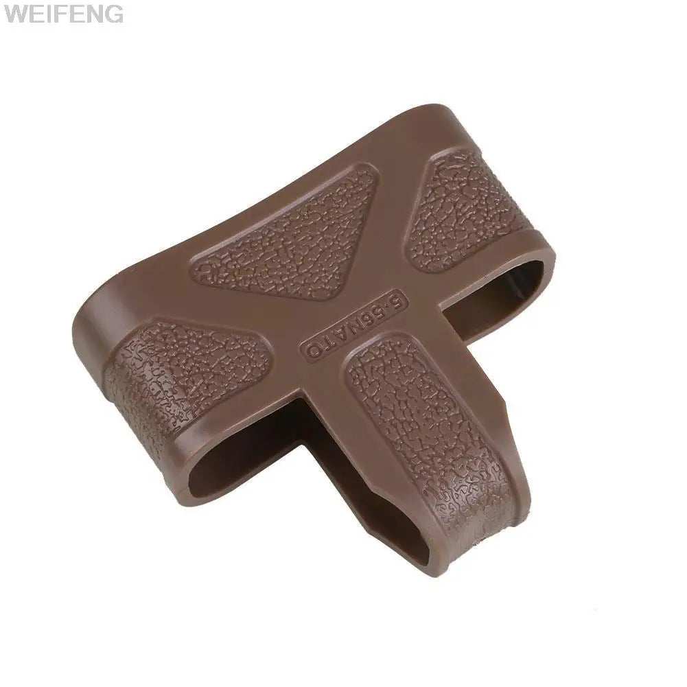 6/10PCS Tactical 5.56 Magazine Pouch Rubber Holster Glove Sleeve Cover M4 Mag Pouch Holder Carry Case Hunting Shooting Accessory
