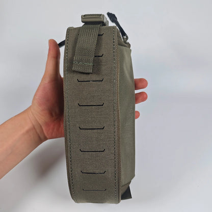 Tactical Quick-Release Vest Set Airsoft Adjustable Flame-Retardant Compact Vest with Magazine Pack Walkie-Talkie Bag for Hunting