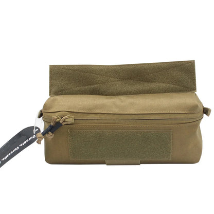 VULPO Tactical Vest Chest Dangler Drop Pouch Mini Abdominal Dump Drop Pouch Fanny Pack For JPC CPC MK3 MK4 Plate Carrier Storage