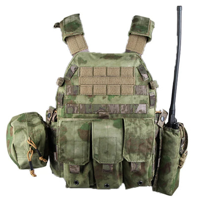 Emersongear For LBT6094 Style Plate Carrier W/3 Pouches Hunting Vest Protective Gear Body Guard Armor Hiking