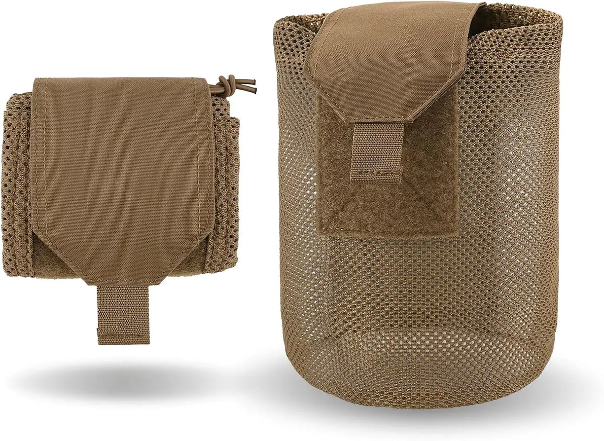 Tactical Pouch Dump Pouch Molle Net Recovery Pocket Charger Foldable for Belt Vest Tactical Backpack