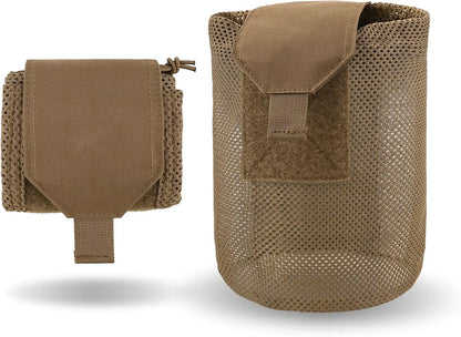 Tactical Pouch Dump Pouch Molle Net Recovery Pocket Charger Foldable for Belt Vest Tactical Backpack