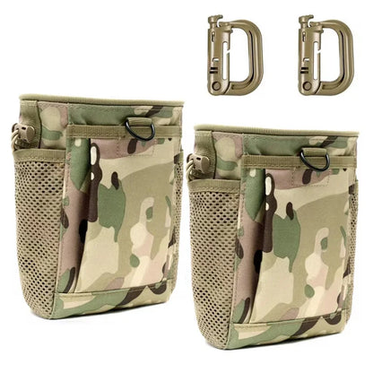 OPHIDIANTAC Molle Dump Pouch,Hunting Magazine Recovery Pouch Drastring Ammo Bag Belt Waist Fanny Pack Adjustable Holster Bag