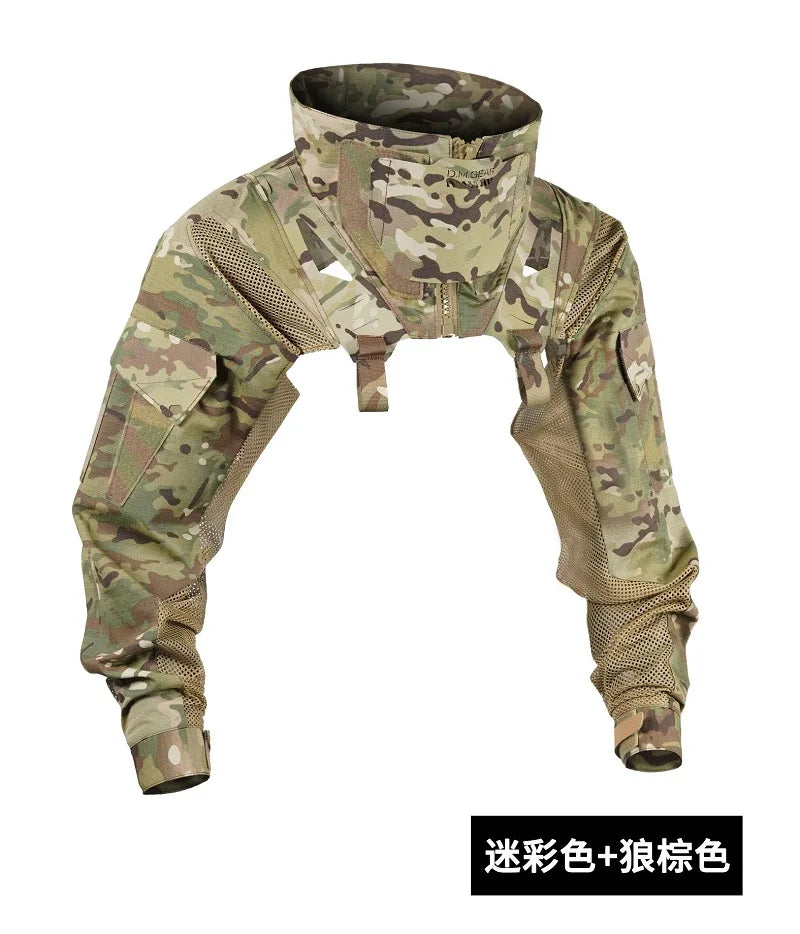 Functional Sleeve Suit, Breathable And Sun Resistant, Compatible With Tactical Chest Hanging Vest