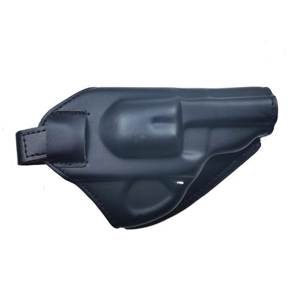 WarGame Assault  Black Tactical Force Leather Revolver Hunting Training Holster (Short) Military