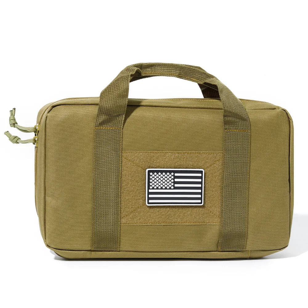 Pistol Bag Concealed Carry Case Soft Padded Handgun Pouch with Magazine Storage Slot Pistol Wallet Hunting Accessories