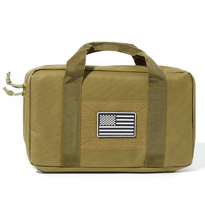 Pistol Bag Concealed Carry Case Soft Padded Handgun Pouch with Magazine Storage Slot Pistol Wallet Hunting Accessories