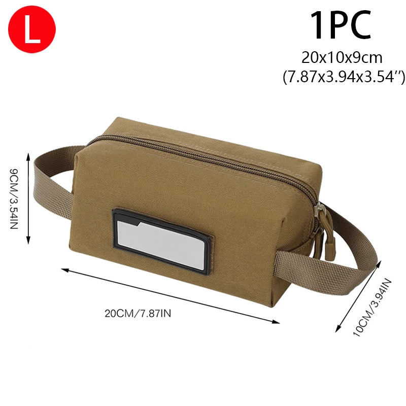 1/2Pcs Cartridge Pouch Ammo Bag 1000D Bullet Carrying Pouch Ammunition Storage Case EDC Tool Bag Multi-Function Handbag