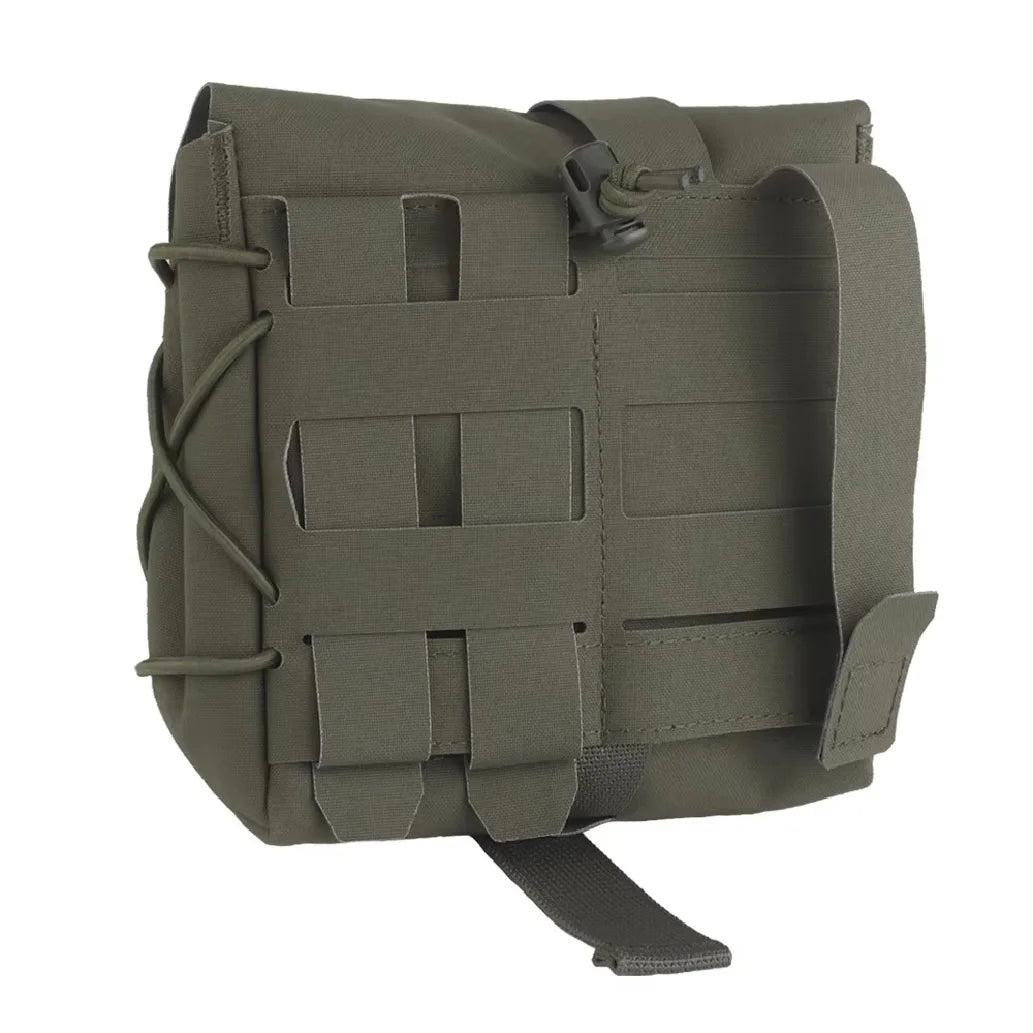 ARC Mag Pouch Machine Gun Large Capacity Molle Tactical Bag Compatible for 7.62 5.56 40mm SAW 200RND Magazine Storage Bag