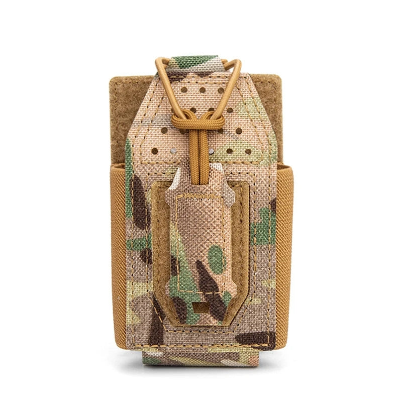 Tactical Mini Radio Pouch Hunting Molle Walkie-talkie Interphone Pouch Duty Tactical Torch Tool Pouch
