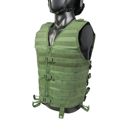 Tactical Vest Outdoor Ultra-Light Breathable Training Airsoft Vest Adjustable for Adults