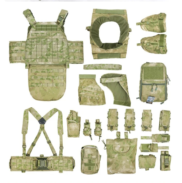  Replica Russian Tactica Training Protective Vest Outdoor Combat Vest SOBR Green Atacs FG Full Guard Vest DCS Combat Equipment
