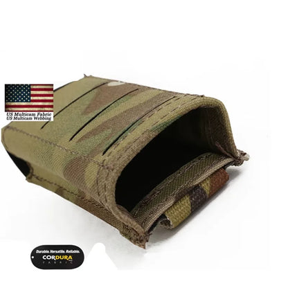 Emersongear Tactical LCS Pistol Magazine Pouch 9mm Mag Pouch Single Mag Carrier MOLLE Pouch Laser Cut Airsoft