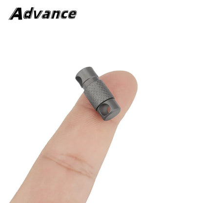 Titanium Alloy Mini Small Keychain 360 Degree Rotation Key Buckle Multi-function Outdoor Tool EDC