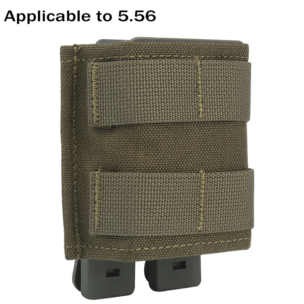 OPHIDIANTAC FAST 5.56/7.62Single Mag Pouch Short Holster Magazine Molle Airsoft Hunting System Accessories New Waist Bag