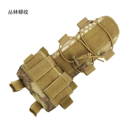 MK2 Tactical Helmet Counterweight Battery Pouch, Fast Helmet Battery Pack Accessories for Airsoft Hunting Outdoor Sports