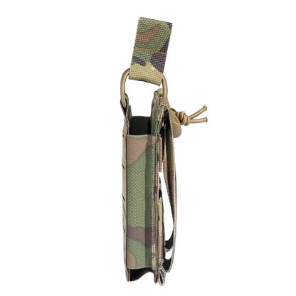 Tactical Molle Pouch Single Magazine Pouch Double-Layer Mag Pouches Universal Cartridge Holder for M4 M14 M16 AK AR