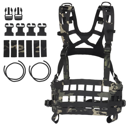 JPC Tactical Vest SPC Chest Rigs Lightweight MOLLE Militar Hunting Airsoft Assault Vest Multi-functional Load Carriage Platform
