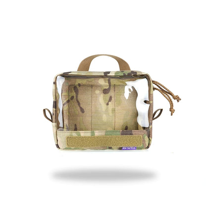 PEW TACTICAL Multiple Transparent and Visible Storage Bag Accessory Pouch Tactical Backpack Built-In Sundry Bag