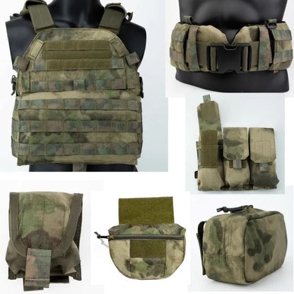 CS Green Ruins Tactical Vest, 6094 Battery Bag, Magazine Bag, Waist Cover Accessories, Outdoor Sports