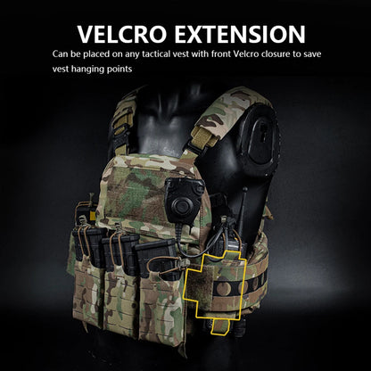 2 Pcs/set V5 PC Tactical Vest  Accessories V2 Side Pouches for Radio Magazine Tool Box Militar Hunting Vest Tactical Equipment
