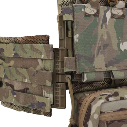 LV119 OTB Maritime Tactical Plate Carrier Vest Set Mesh Lightweight Quick Release MOLLE System Hunting Combat Airsoft Vest Gear