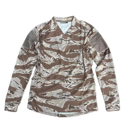 Long Shirt Velocity Style Rugby Shirt Quick Dry Breathable Tactical Long Sleeve T-shirt Hunting