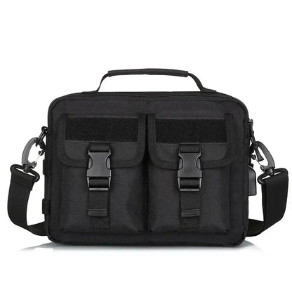 Multi-functional Outdoor Tactical Backpack Fanny USB Charging Messenger Bag One Shoulder Bag Camping Crossbody Bag Wholesale