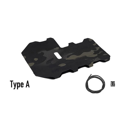 DMGear Tactical Gun Rail Cover Rail Wrap Heavy Heat Shield Gear Wrap Hand Protective Fit Quad/ One Rails 500D Nylon