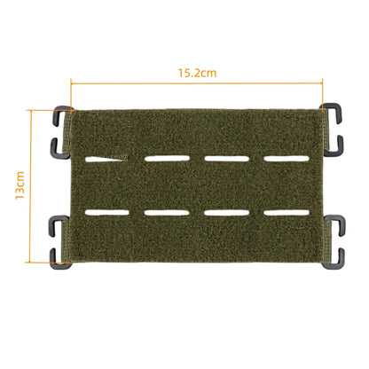 Nylon Molles Tactical Patches Board Patches Panel Display Holder for Backpack Hunting Mini Patches Board Strip